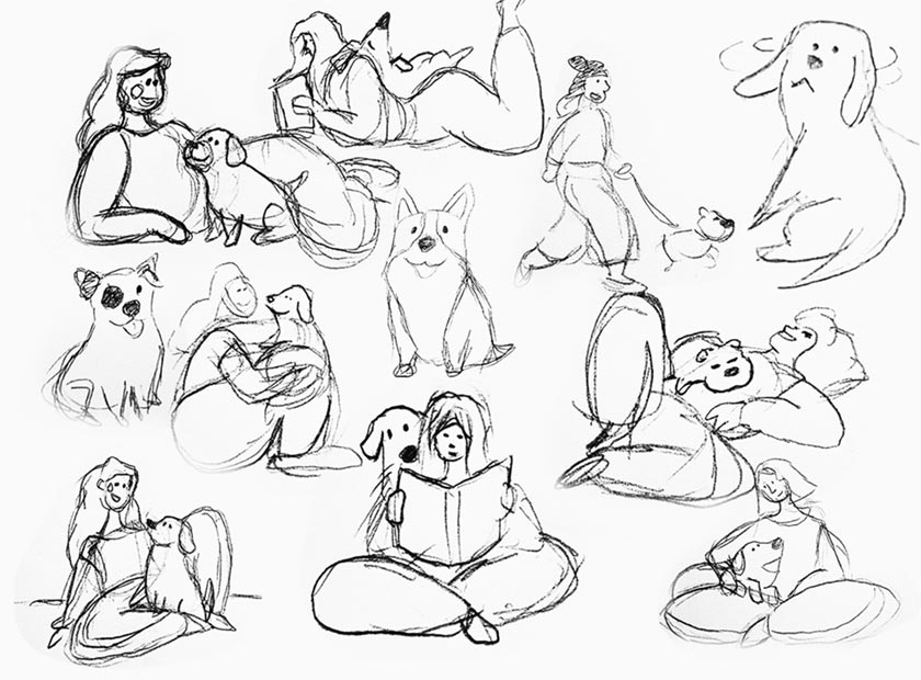 Woof Boost Dog Beverage Logo Design